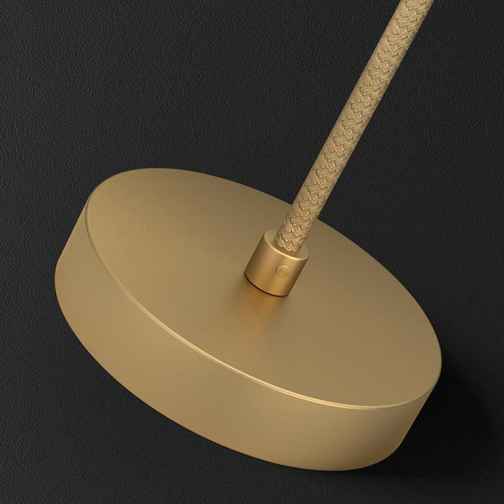 Lustre LED ovale rond en cristal et laiton moderne de luxe pour salle à manger et salon 