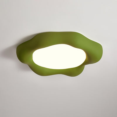 Luz de techo empotrada LED de acrílico de fibra de vidrio floral escandinava contemporánea para dormitorio y sala de estar 
