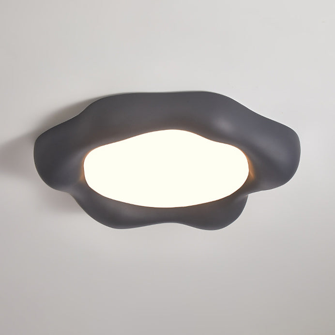 Luz de techo empotrada LED de acrílico de fibra de vidrio floral escandinava contemporánea para dormitorio y sala de estar 