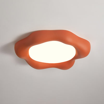 Luz de techo empotrada LED de acrílico de fibra de vidrio floral escandinava contemporánea para dormitorio y sala de estar 