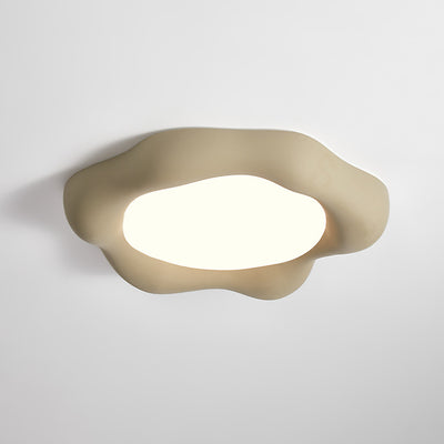 Luz de techo empotrada LED de acrílico de fibra de vidrio floral escandinava contemporánea para dormitorio y sala de estar 