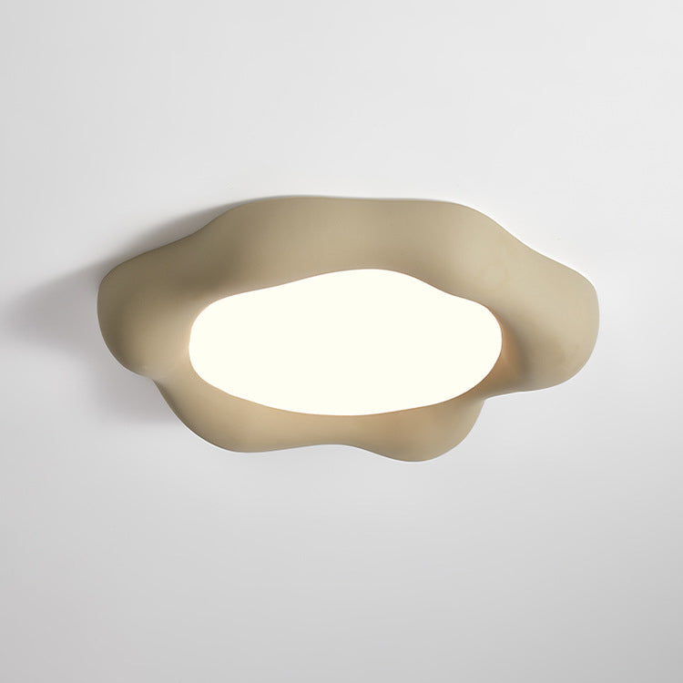 Luz de techo empotrada LED de acrílico de fibra de vidrio floral escandinava contemporánea para dormitorio y sala de estar 