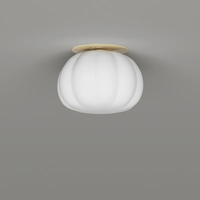 Moderne minimalistische PE Eisen Kürbis Runde LED Deckenleuchte für Schlafzimmer & Wohnzimmer 