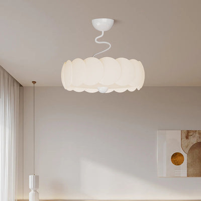 Moderne minimalistische PE-Eisen gebogene runde LED-Deckenleuchte für Schlafzimmer und Wohnzimmer 