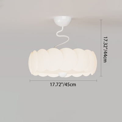 Moderne minimalistische PE-Eisen gebogene runde LED-Deckenleuchte für Schlafzimmer und Wohnzimmer 