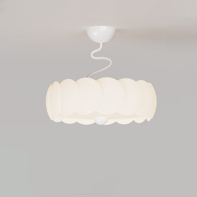 Moderne minimalistische PE-Eisen gebogene runde LED-Deckenleuchte für Schlafzimmer und Wohnzimmer 