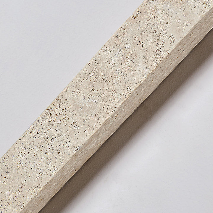 Modern Minimalist Travertine Glass Linear Globe 1/2/3-Lights Wall Sconce Lamp For Living Room