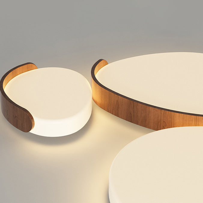 Moderne minimalistische PE Eisen Oval LED-Deckenleuchte für Schlafzimmer &amp; Wohnzimmer 