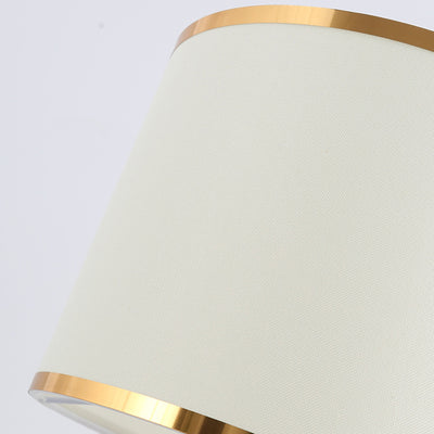 Lámpara de mesa redonda curva de mármol metálico creativo contemporáneo de 1 luz para dormitorio 