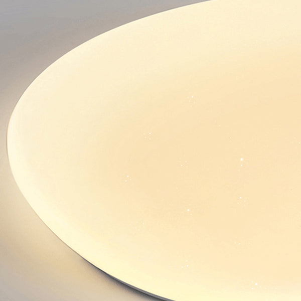 Plafonnier LED moderne minimaliste en métal et acrylique en forme de galet pour chambre 