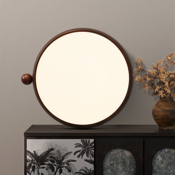 Traditionelle chinesische Acryl Eisen kugelförmige runde LED-Deckenleuchte für das Schlafzimmer 