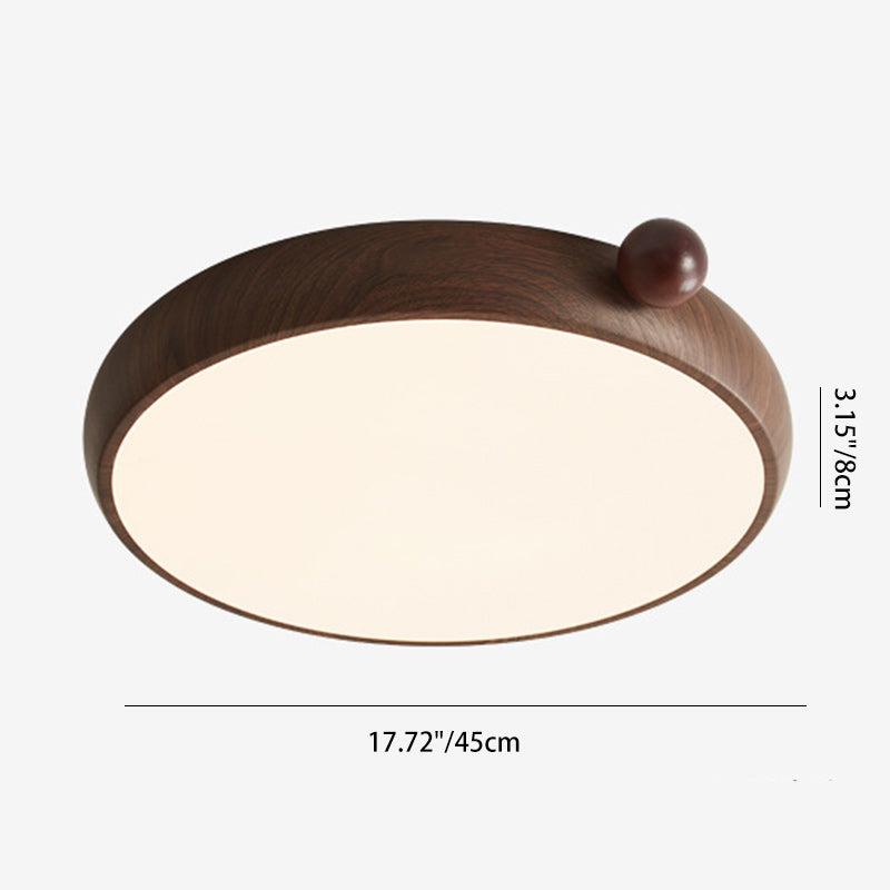Traditionelle chinesische Acryl Eisen kugelförmige runde LED-Deckenleuchte für das Schlafzimmer 
