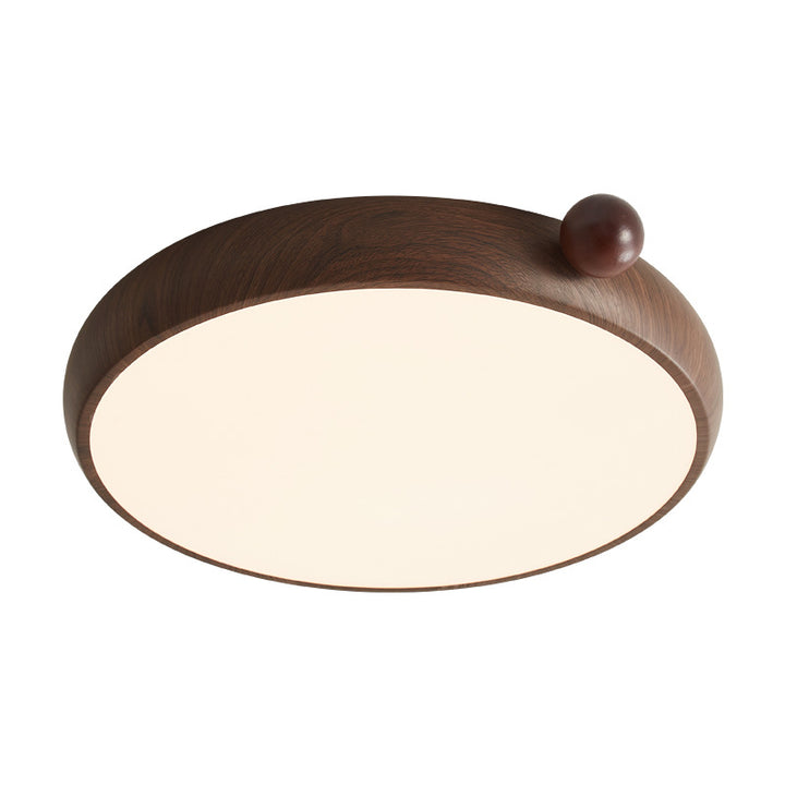 Traditionelle chinesische Acryl Eisen kugelförmige runde LED-Deckenleuchte für das Schlafzimmer 