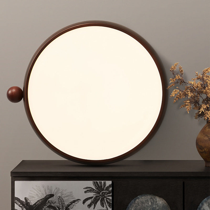 Traditionelle chinesische Acryl Eisen kugelförmige runde LED-Deckenleuchte für das Schlafzimmer 