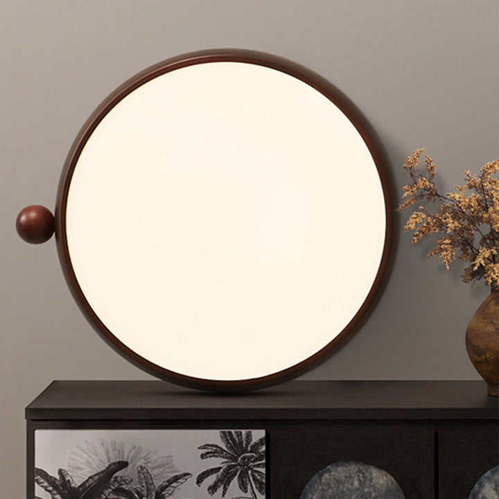 Traditionelle chinesische Acryl Eisen kugelförmige runde LED-Deckenleuchte für das Schlafzimmer 