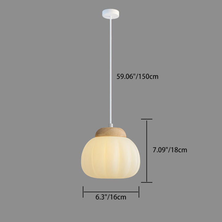 Zeitgenössische kreative PE-Gummi-Holz-Eisen-Baumwoll-Wolken-Rund-1-Licht-Pendelleuchte für das Schlafzimmer 