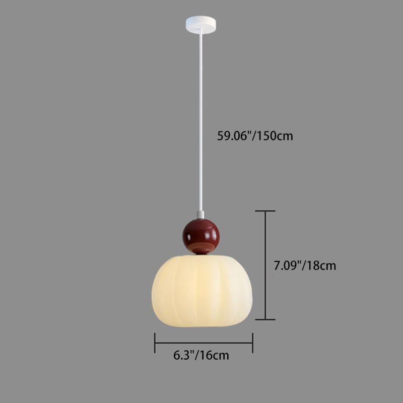 Zeitgenössische kreative PE-Gummi-Holz-Eisen-Baumwoll-Wolken-Rund-1-Licht-Pendelleuchte für das Schlafzimmer 