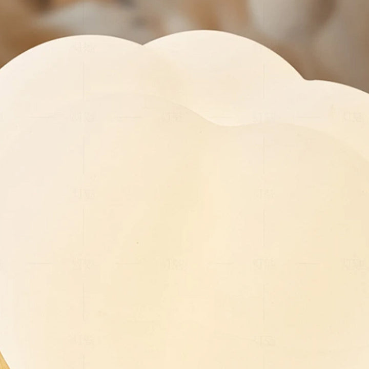 Zeitgenössische kreative PE-Gummi-Holz-Eisen-Baumwoll-Wolken-Rund-1-Licht-Pendelleuchte für das Schlafzimmer 