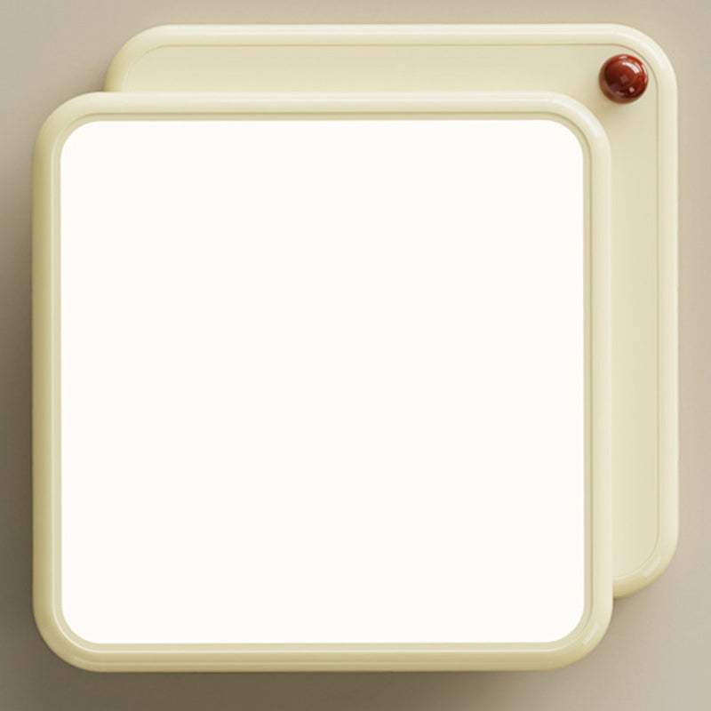 Lumière de plafond encastrée LED carrée ronde empilée en PVC fer minimaliste moderne pour chambre et salon 
