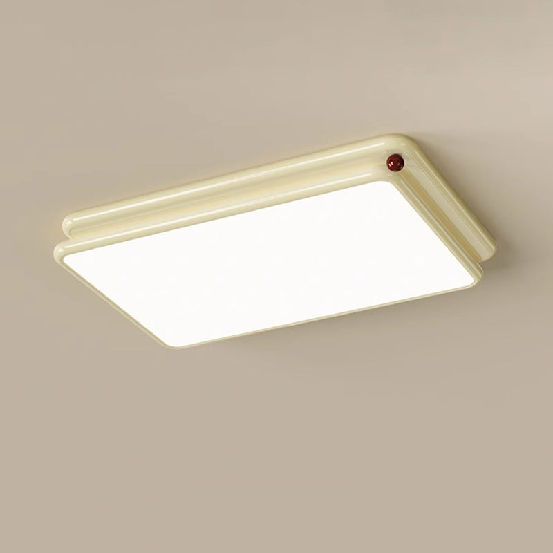 Lumière de plafond encastrée LED carrée ronde empilée en PVC fer minimaliste moderne pour chambre et salon 
