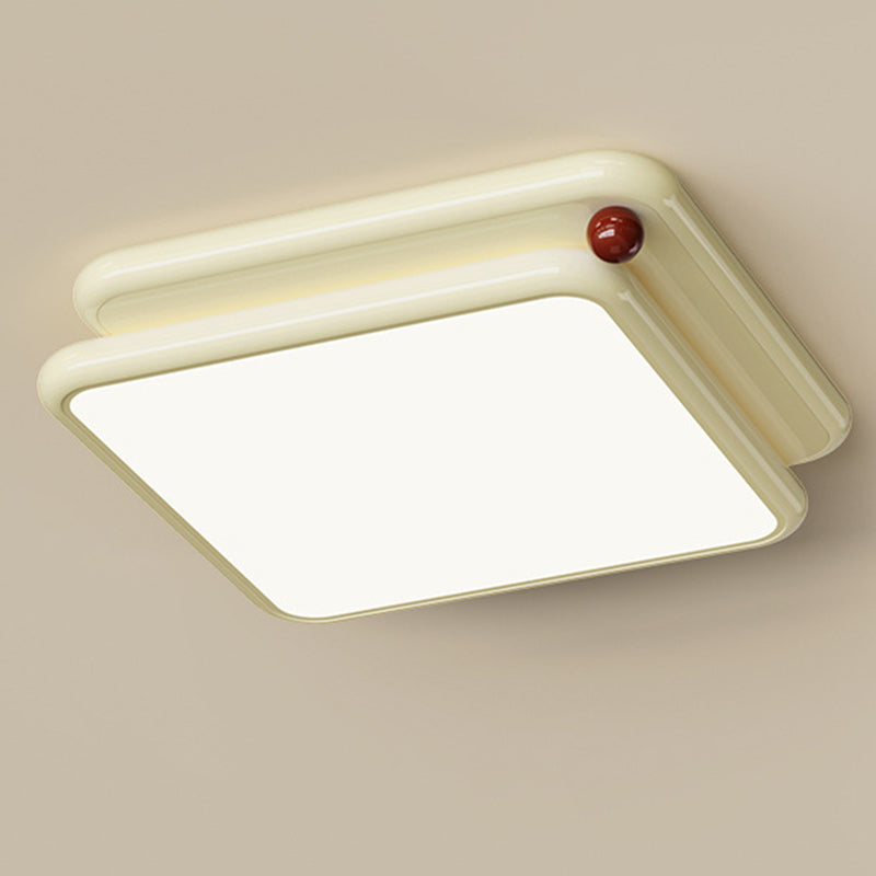 Lumière de plafond encastrée LED carrée ronde empilée en PVC fer minimaliste moderne pour chambre et salon 