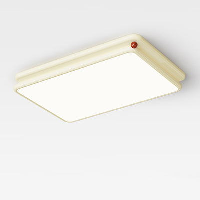 Lumière de plafond encastrée LED carrée ronde empilée en PVC fer minimaliste moderne pour chambre et salon 