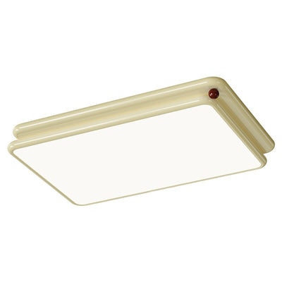 Lumière de plafond encastrée LED carrée ronde empilée en PVC fer minimaliste moderne pour chambre et salon 