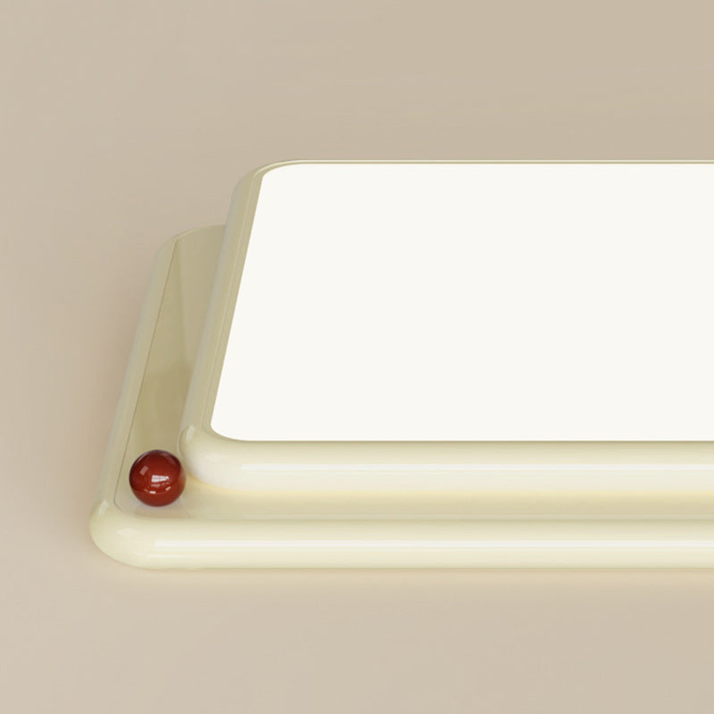 Lumière de plafond encastrée LED carrée ronde empilée en PVC fer minimaliste moderne pour chambre et salon 