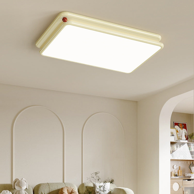 Lumière de plafond encastrée LED carrée ronde empilée en PVC fer minimaliste moderne pour chambre et salon 