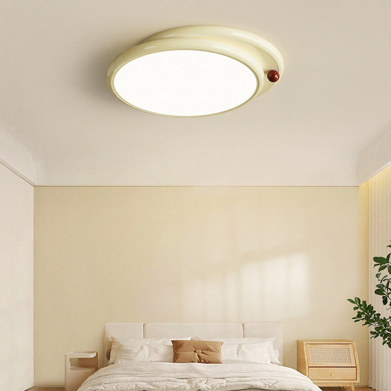 Lumière de plafond encastrée LED carrée ronde empilée en PVC fer minimaliste moderne pour chambre et salon 