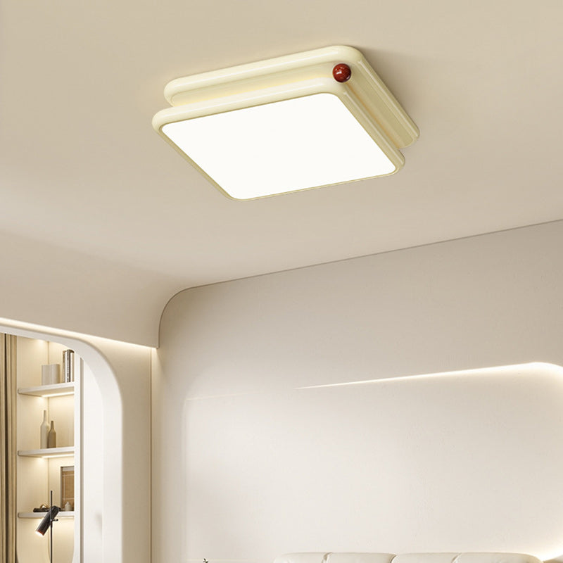 Lumière de plafond encastrée LED carrée ronde empilée en PVC fer minimaliste moderne pour chambre et salon 