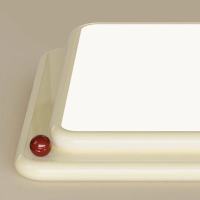 Lumière de plafond encastrée LED carrée ronde empilée en PVC fer minimaliste moderne pour chambre et salon 