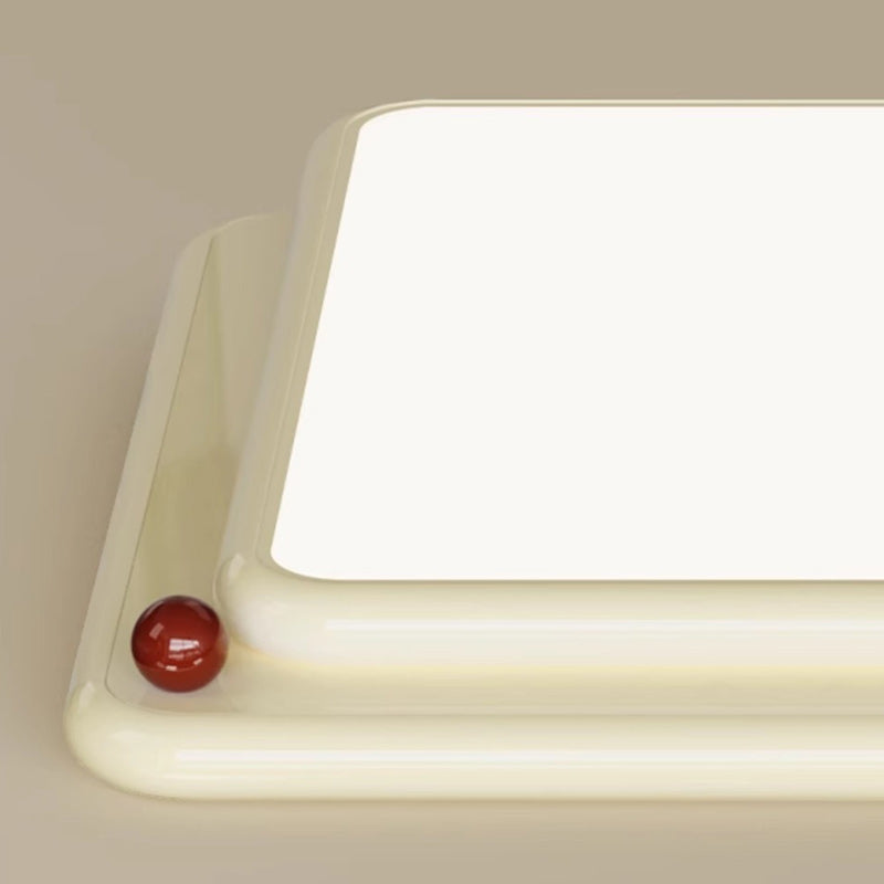 Lumière de plafond encastrée LED carrée ronde empilée en PVC fer minimaliste moderne pour chambre et salon 