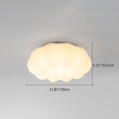 Moderne minimalistische PE-Eisen-Wolkenform runde LED-Deckenleuchte für das Schlafzimmer 