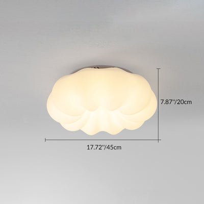 Moderne minimalistische PE-Eisen-Wolkenform runde LED-Deckenleuchte für das Schlafzimmer 