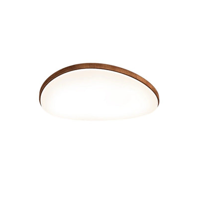 Traditional Chinese Acrylic Iron Cloud Round Square Triangle LED Flush Mount Ceiling Light For Bedroom