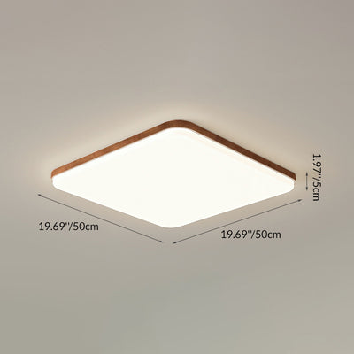Traditional Chinese Acrylic Iron Cloud Round Square Triangle LED Flush Mount Ceiling Light For Bedroom