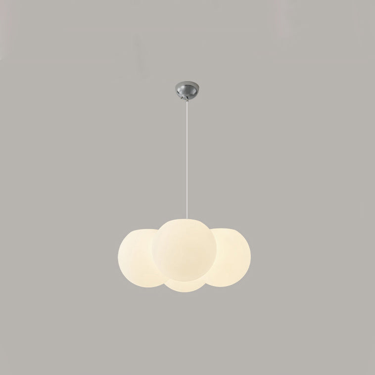 Modern Minimalist PVC &amp; Metal Balloon-Shaped Bubble LED Chandelier For Living Room