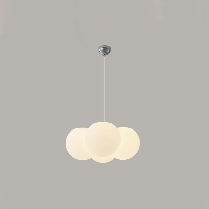 Modern Minimalist PVC &amp; Metal Balloon-Shaped Bubble LED Chandelier For Living Room