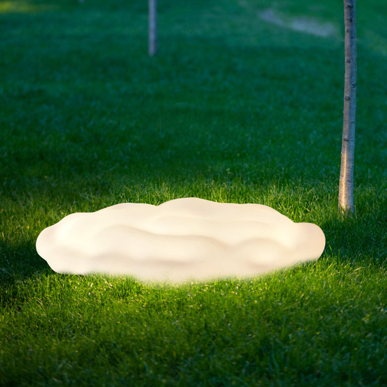Lumière extérieure contemporaine en acier au carbone créatif en forme de nuage PE 2/3 lumières pour jardin 