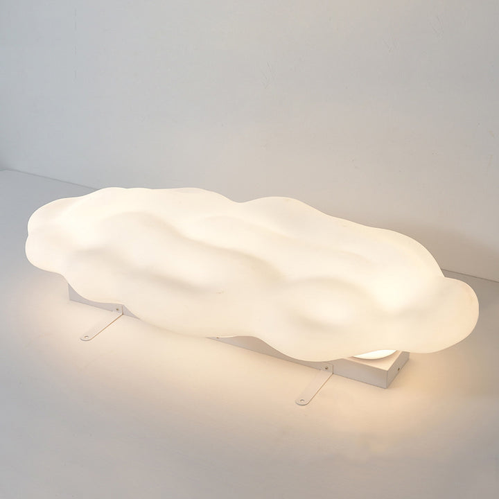Lumière extérieure contemporaine en acier au carbone créatif en forme de nuage PE 2/3 lumières pour jardin 