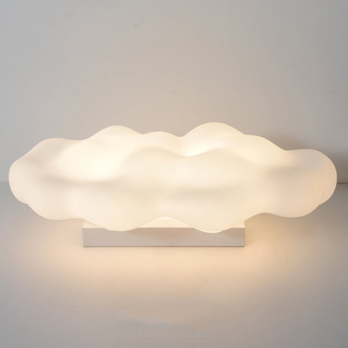Lumière extérieure contemporaine en acier au carbone créatif en forme de nuage PE 2/3 lumières pour jardin 