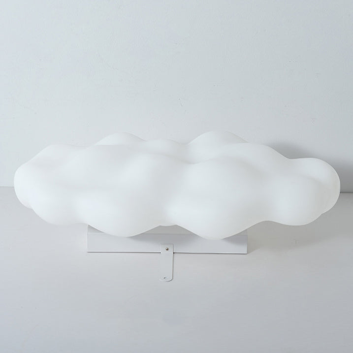 Lumière extérieure contemporaine en acier au carbone créatif en forme de nuage PE 2/3 lumières pour jardin 