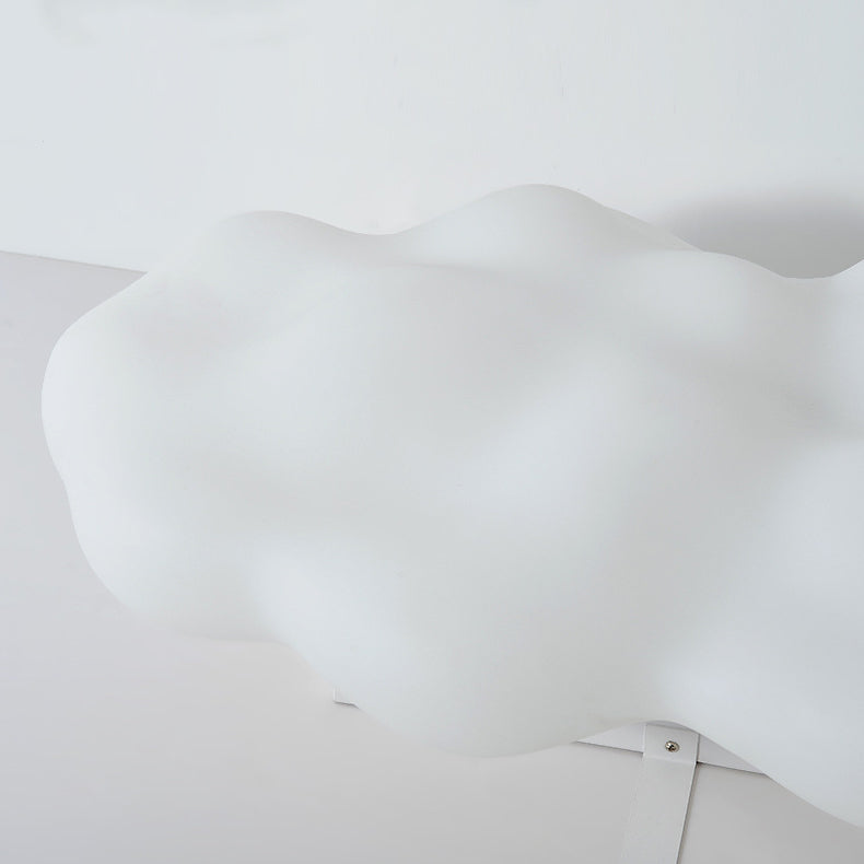 Lumière extérieure contemporaine en acier au carbone créatif en forme de nuage PE 2/3 lumières pour jardin 