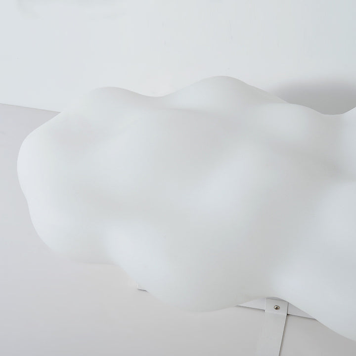 Lumière extérieure contemporaine en acier au carbone créatif en forme de nuage PE 2/3 lumières pour jardin 