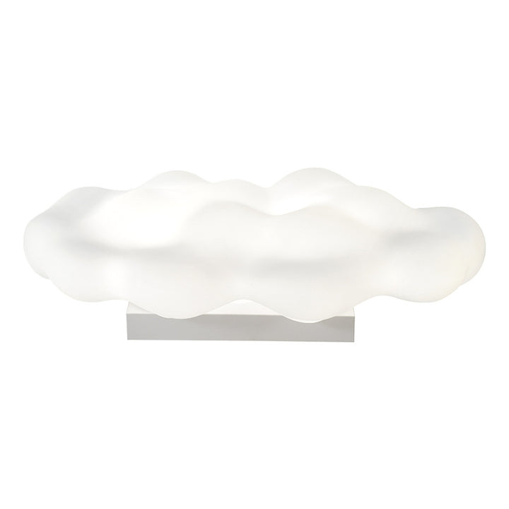 Lumière extérieure contemporaine en acier au carbone créatif en forme de nuage PE 2/3 lumières pour jardin 