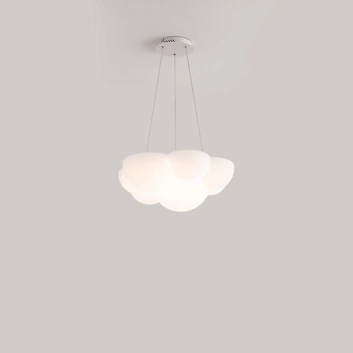 Moderno Minimalista PE Hierro Huella de Gato Ola LED Candelabro Para Dormitorio 