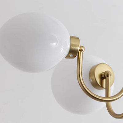 リビングルーム用の伝統的なフレンチガラスアイアンカーブブランチ3/5/8ライトシャンデリア 