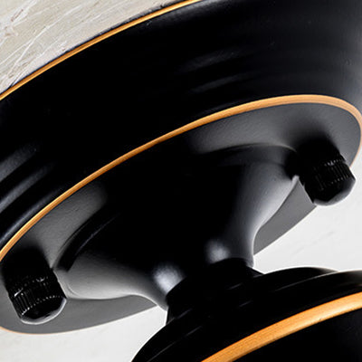 Zeitgenössische skandinavische Eisen-Keramik-Zweig-Kegel 3/6/8/10-Licht Semi-Flush-Mount-Beleuchtung für Schlafzimmer 