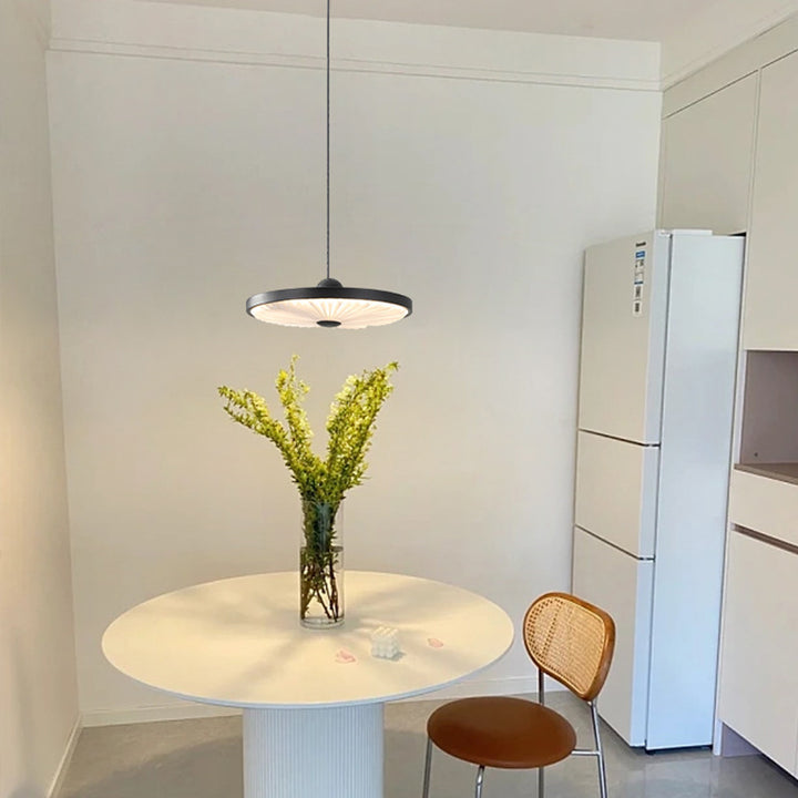 Lustre LED rond en forme d&